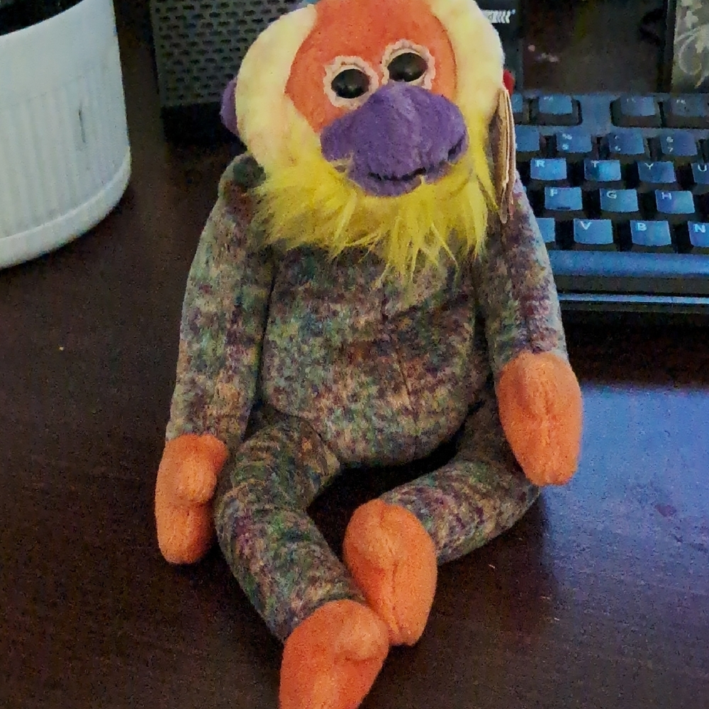 Colorful Plush Monkey Toy